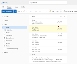 Åbn og brug en delt postke i outlook