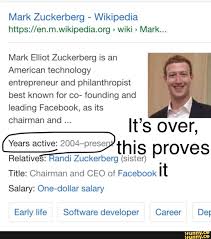 We find evidence consistent with the view that $1 ceo salaries are a ruse hiding the rent seeking pursuits of ceos adopting these pay schemes. Mark Zuckerberg Wikipedia Httpsz Len M Wikipedia Org Wiki Mark Mark Elliot Zuckerberg Is An American Technology Entrepreneur And Philanthropist Best Known For Co Founding And Leading Facebook As Its Chairman And It