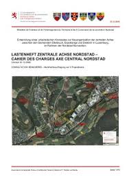 lastenheft zentrale achse nordstad