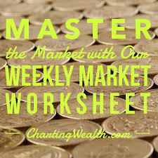 Master The Market With Our Weekly Market Worksheet