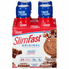 SlimFast Original Creamy Milk Chocolate Ready To Drink Meal Replacement  Shakes, 4 bottles / 11 fl oz - Kroger