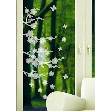 Blossom L Stick Etched Glass