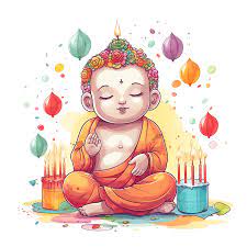 little buddha buddhas birthday cute