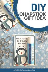 diy chapstick gift idea free printable