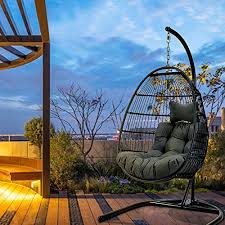 Tome Foldable Swing Chair With Stand