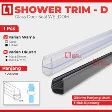 Water Seal D Shower Glass Door