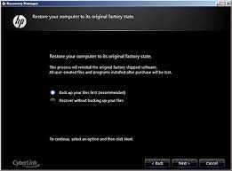 There are several options to reset hp laptop to factory defaults, such as using a recovery disc or using the hp recovery manager. Hp Pcs Performing An Hp System Recovery Windows 7 Hp Customer Support