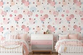 Polka Dot Nursery Wallpaper Removable