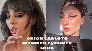 orion carloto inspired graphic eyeliner