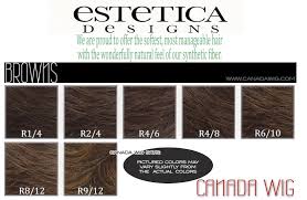 Estetica Designs Wig Color Charts