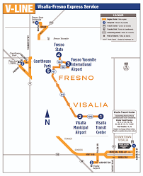 V Line Your Connection To Fresno From Visalia
