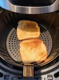 What happens when you put bread in an air fryer?