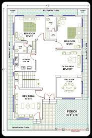40 By 60 Floor Plan 2bhk House Plan