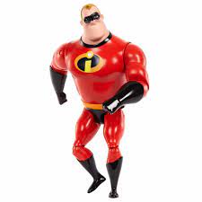 Amazon.com: Mattel Pixar Mr. Incredible Figure True to Movie Scale  Character Action Doll Highly Posable with Authentic Costumes for  Storytelling, Collecting, The Incredibles Toys Kids Gift Ages 3 and Up :  Toys