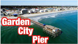 garden city pier aerial view sc