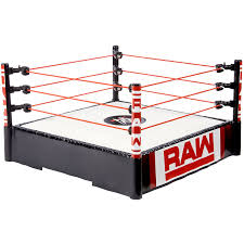 Buy the latest wwe figures including the fiend bray wyatt, roman reigns capture authentic entrance poses with ring accessories and recreate the action at home. Wwe Raw Ring Gdb87 Mattel