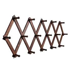 Accordion Wall Hanger With Wooden Wall