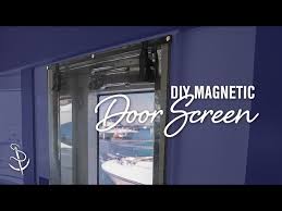 How To Make A Magnetic Door Screen