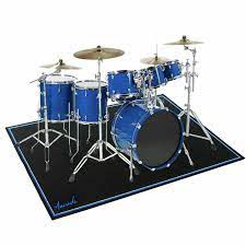 drum rug 4x6ft black drum mat none slip