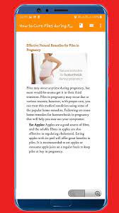 How to treat piles when pregnant. How To Cure Piles During Pregnancy Pour Android Telechargez L Apk