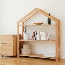 Wooden Library Wall Bookcase
