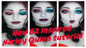 new 52 inspired harley quinn makeup