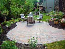 Patio Ideas Shape Brick Circle Patio