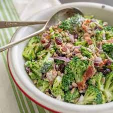 Deli-Style Broccoli Salad Recipe | Healthy Side Salad With Bacon Bits
