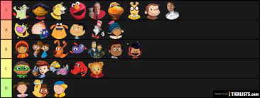 pbs kids shows or something tier list