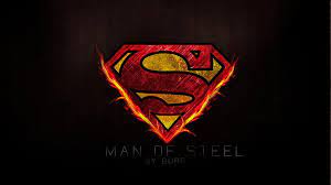 cool superman logo hd wallpaper