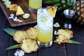 pineapple coconut rum drinks cooks