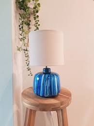 Hand Painted Table Lamp Ceramic Table