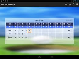 Mini Golf Scorecard 3 0 Apk Androidappsapk Co