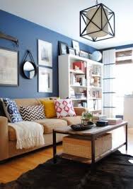 Brown And Blue Living Room Designs
