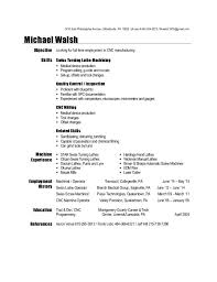 Job Description Sample Machinist Free Resume Pdf Download