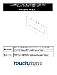 touchstone 80005 onyl fireplace user