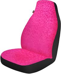 Who Rae Cheetah Pink Seat Cover