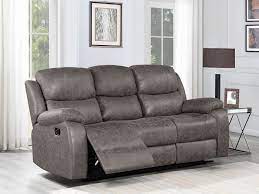 wilson manual 3 seater recliner sofa