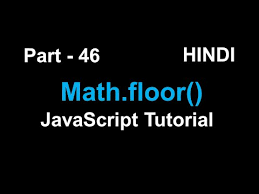 math floor function in javascript
