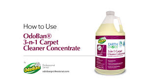 how to use odoban 3 n 1 carpet cleaner