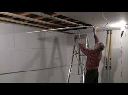 One Man Drywall Installation On Ceiling