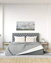 gray bed what color walls roomdsign com
