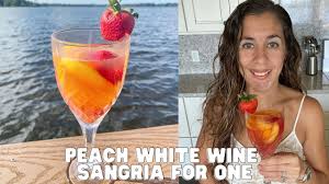 white sangria recipe for one white