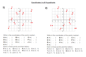 Free maths worksheets from it's all figured out. Plotting And Identifying Coordinates In All Four Quadrants Worksheet For Ks3 Maths Teachwire Teaching Resource
