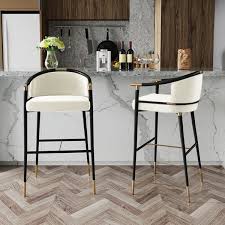 modern counter height bar stool with