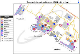 Cancun international airport's iata code is cun, while its icao code is mmun. Cancun Airport Map Get Around The Airport Easily Cancun International Airport