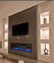 Fireplace Design Living Room Tv Wall