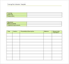 25 Training Schedule Templates Docs Pdf Free Premium