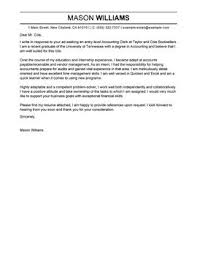 Leading Accounting Finance Cover Letter Examples Resources