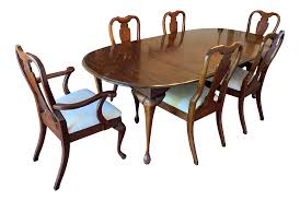 Perfect for both casual and formal. Cresent Cherry Dining Set Chairish
